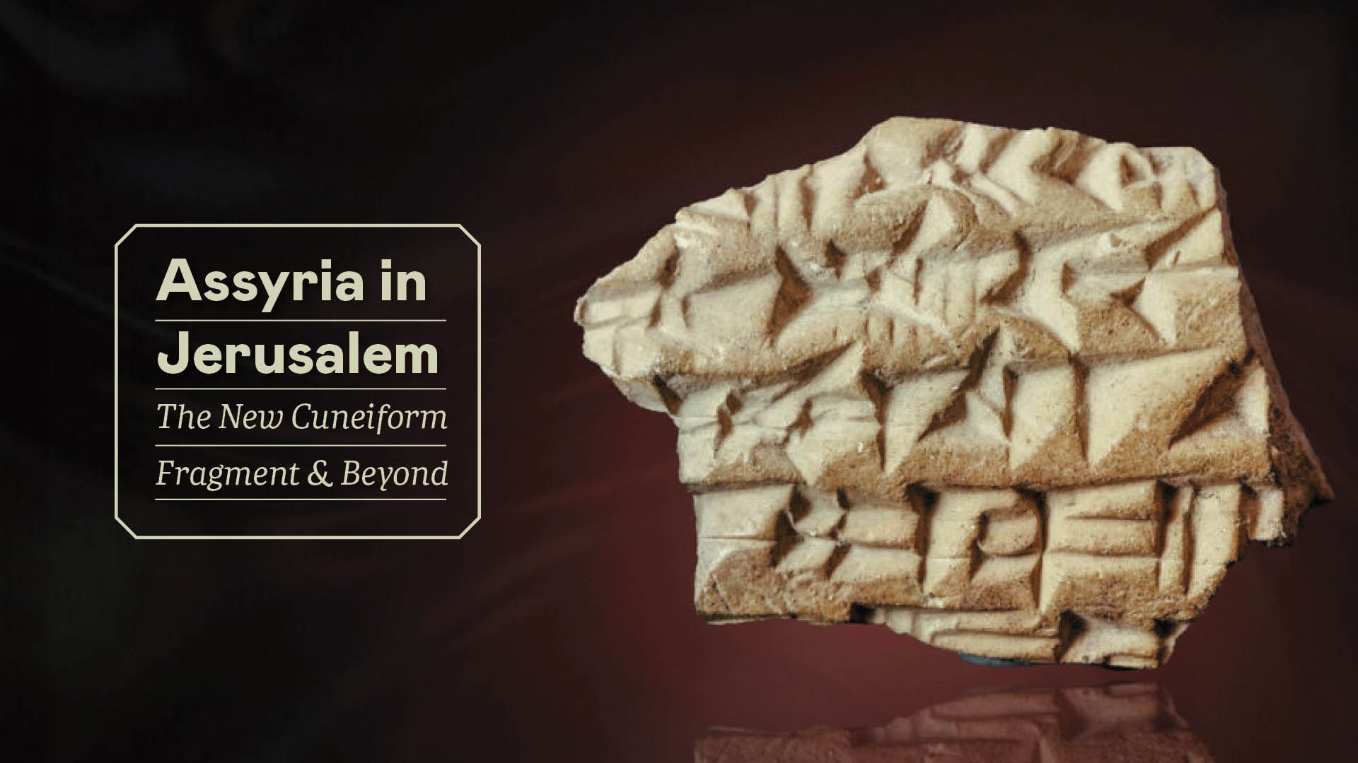 Cuneiform Image on Event Poster