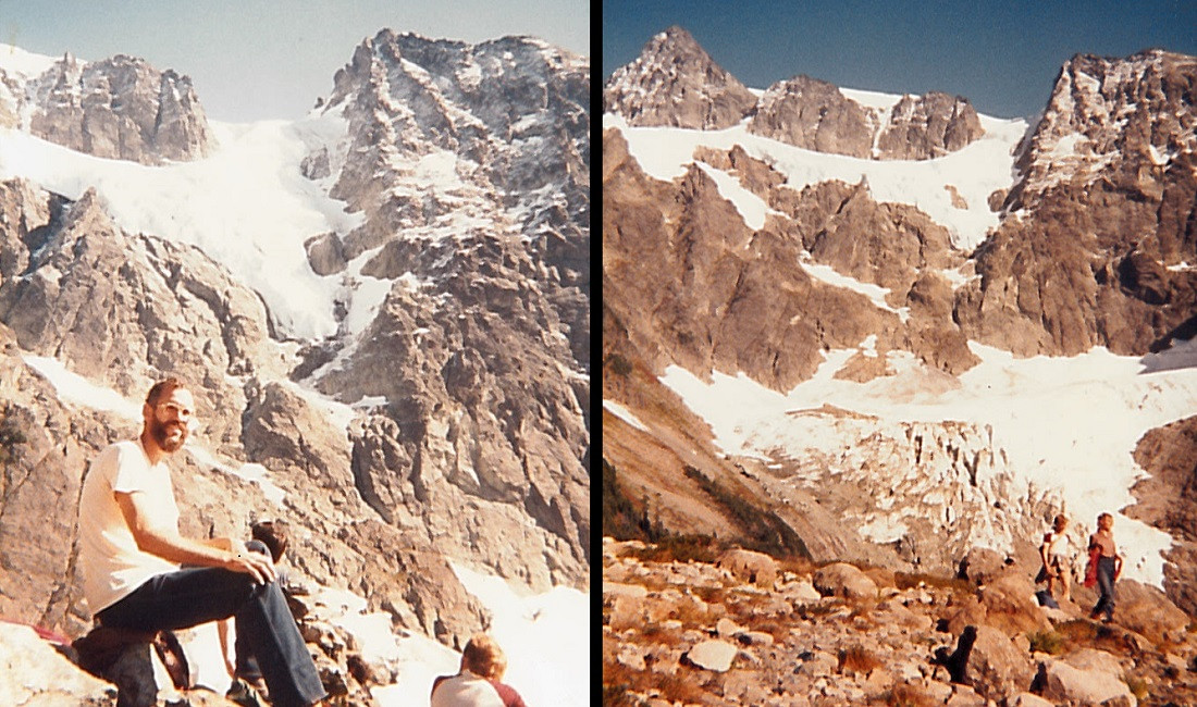 Students on a September 1984 hike to Mount Shuksan, organized by Loren and Mary Ruth Wilkinson