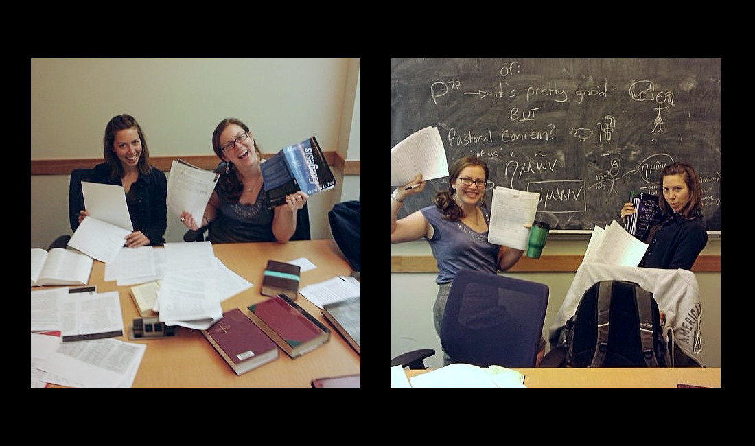 Student days: studying exegesis can be fun!