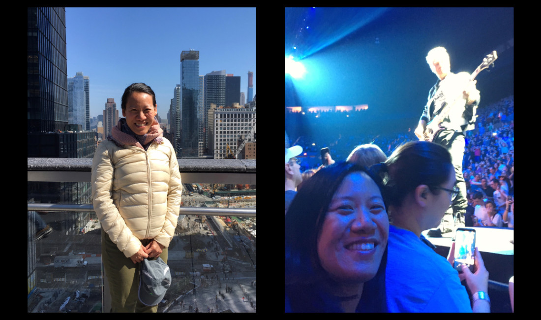 Deborah in her hometown of New York, and at a concert