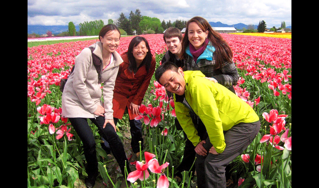 Suet-Ming with Regent friends (including fellow 50/50 representative Deborah Fung!)