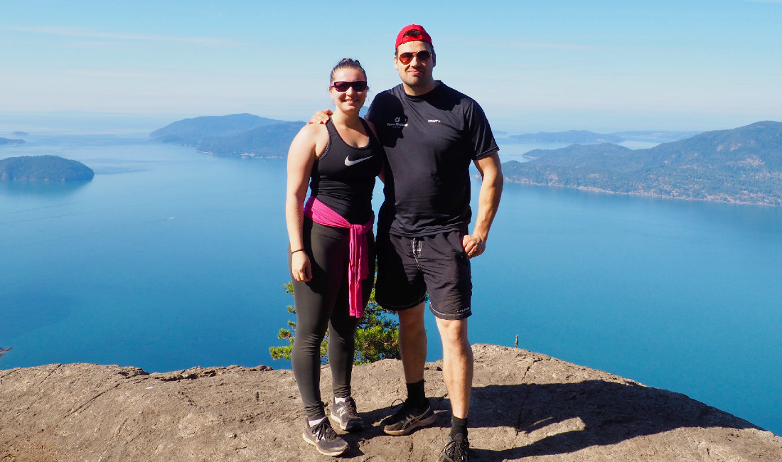 Sara and Janne Saarela in the great outdoors