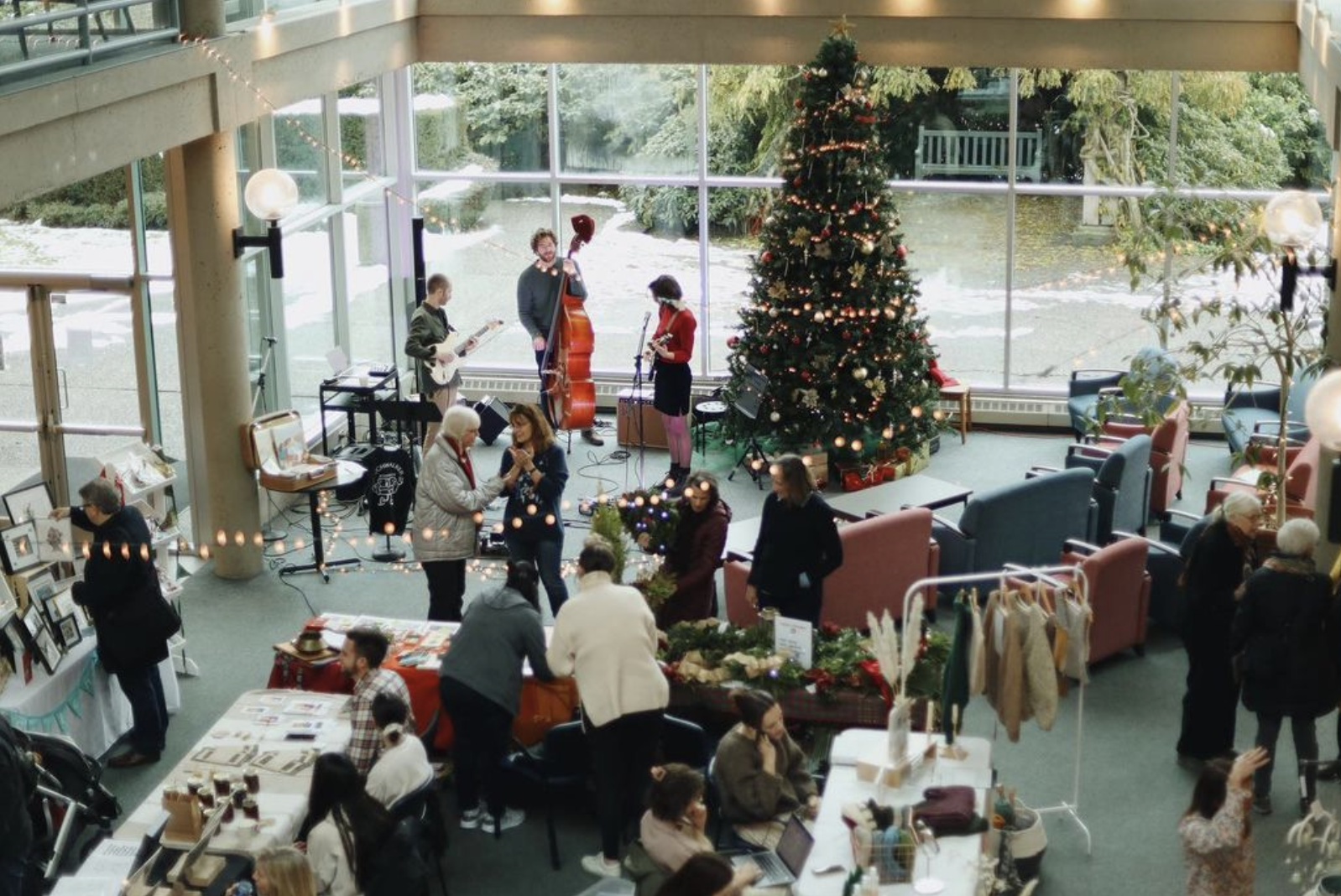 A photo of the Christmas Artisan Fair at Regent